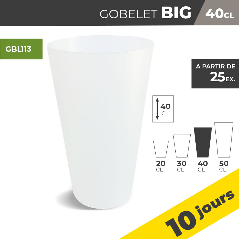 Gobelet BIG 40cl - Sans Marquage